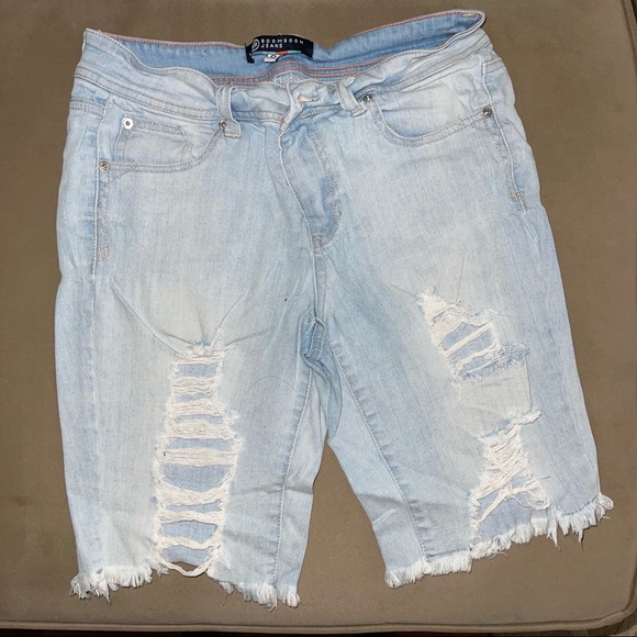 Distressed Bermuda Shorts - Picture 1 of 2